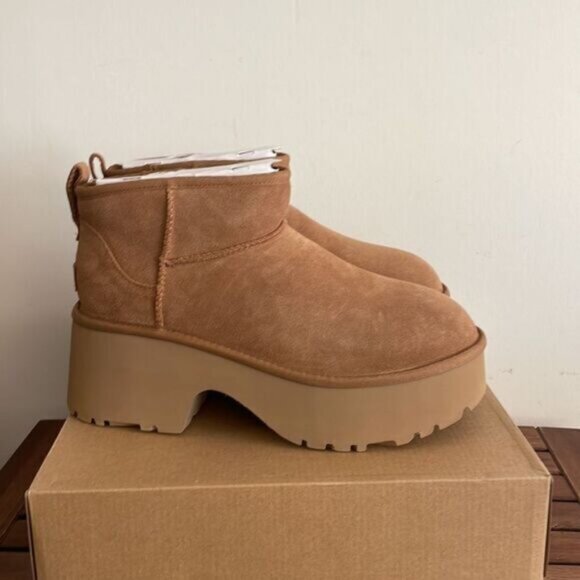 UGG Classic Ultra Mini New Heights chestnut - Picture 7 of 12